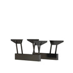 Table basse relevable jaune clair avec 4 tabourets et 2 tiroirs, 4 places