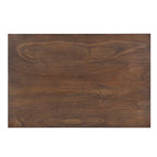 Ensemble table et chaises en bois 5 pièces, ensemble de salle à manger de cuisine pour 4 avec table rectangulaire et 4 chaises rembourrées à dossier en X