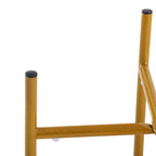 Table d'appoint/Table basse ronde à 2 niveaux avec plateau en marbre