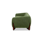 Canapé rembourré en sherpa de 90,5 pouces
