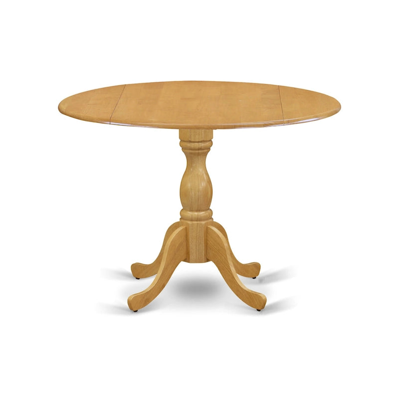Table de salle à manger ronde à abattants – Plusieurs finitions, 4 places