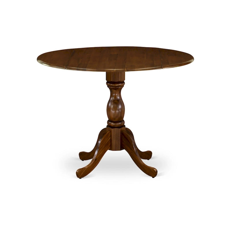 Table de salle à manger ronde à abattants – Plusieurs finitions, 4 places