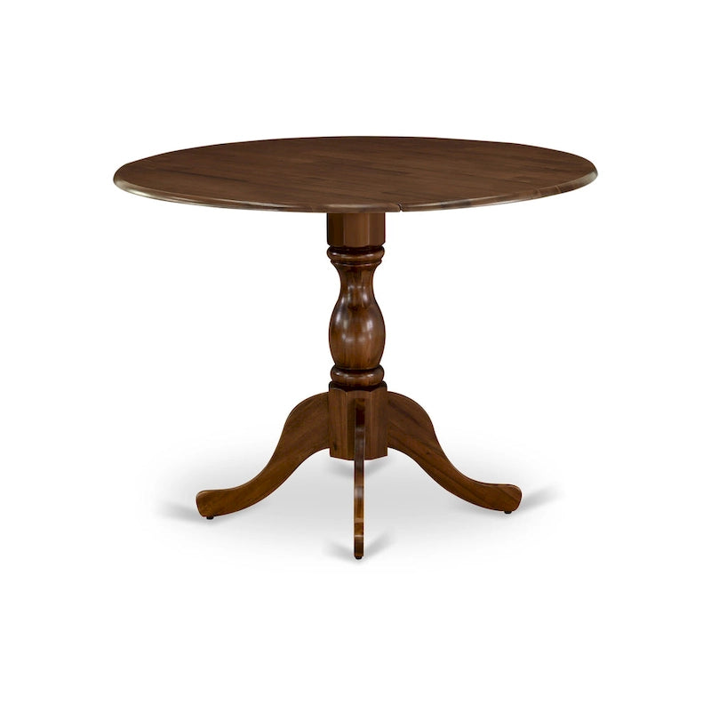 Table de salle à manger ronde à abattants – Plusieurs finitions, 4 places