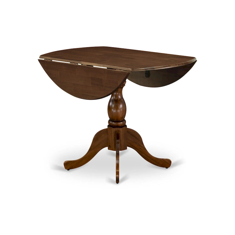 Table de salle à manger ronde à abattants – Plusieurs finitions, 4 places