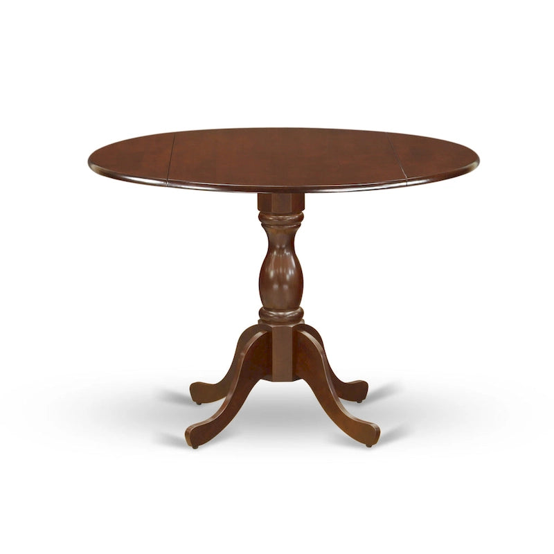 Table de salle à manger ronde à abattants – Plusieurs finitions, 4 places