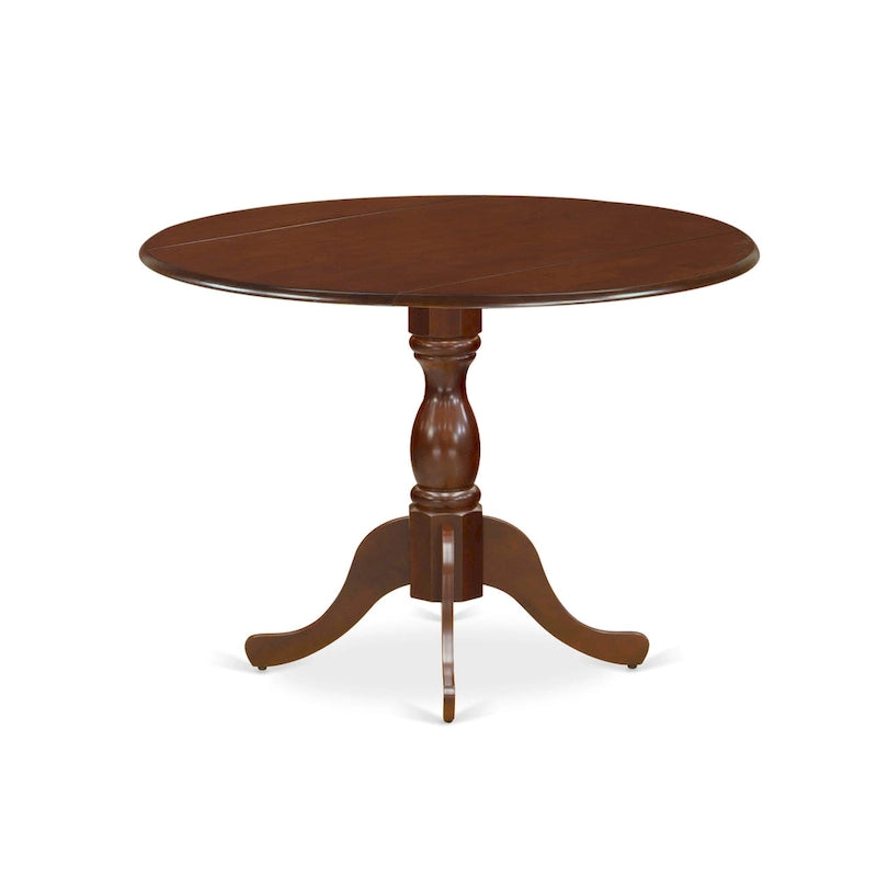 Table de salle à manger ronde à abattants – Plusieurs finitions, 4 places