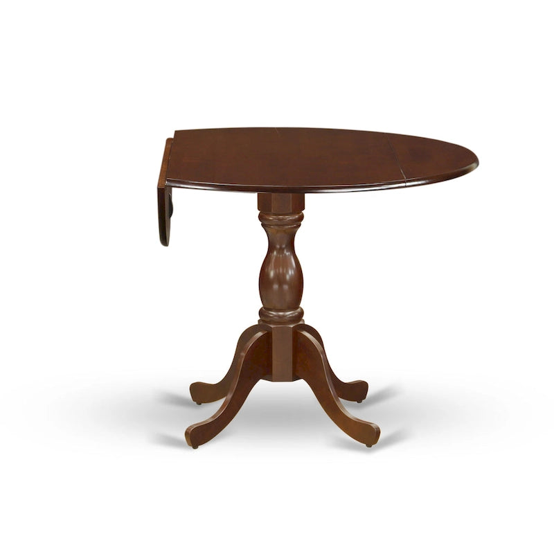 Table de salle à manger ronde à abattants – Plusieurs finitions, 4 places