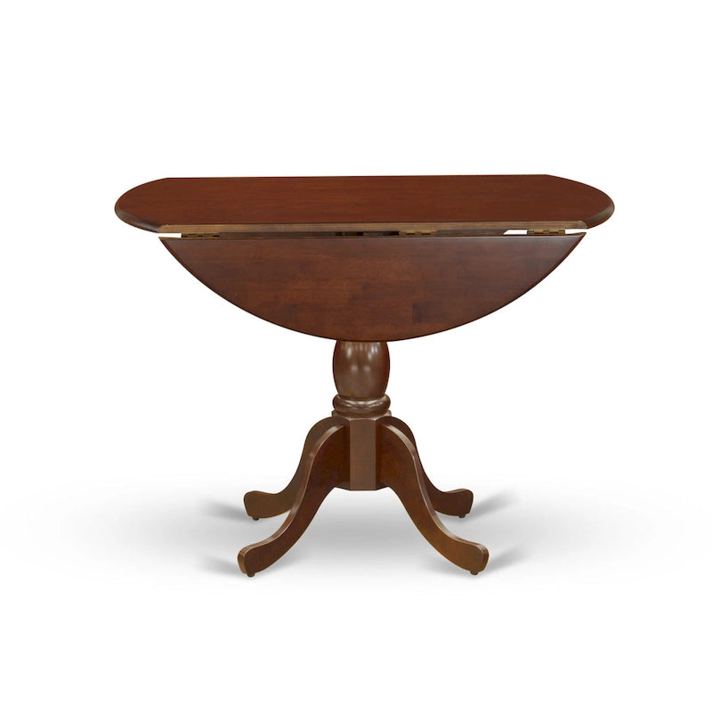 Table de salle à manger ronde à abattants – Plusieurs finitions, 4 places