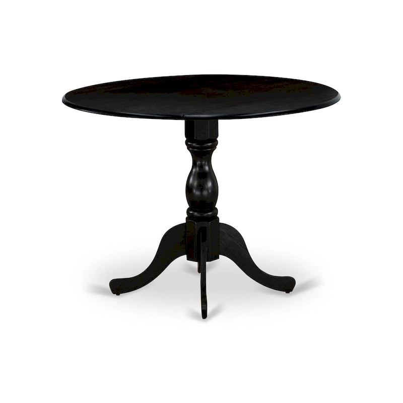 Table de salle à manger ronde à abattants – Plusieurs finitions, 4 places