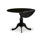 Table de salle à manger ronde à abattants – Plusieurs finitions, 4 places