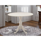 Table de salle à manger ronde à abattants – Plusieurs finitions, 4 places