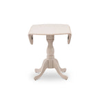 Table de salle à manger ronde à abattants – Plusieurs finitions, 4 places