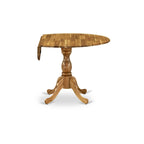 Table de salle à manger ronde à abattants – Plusieurs finitions, 4 places