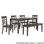 Ensemble de salle à manger rectangulaire Wilmington II 152 cm noir antique par iNSPIRE Q Classic