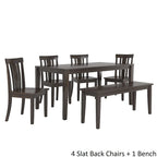 Ensemble de salle à manger rectangulaire Wilmington II 152 cm noir antique par iNSPIRE Q Classic