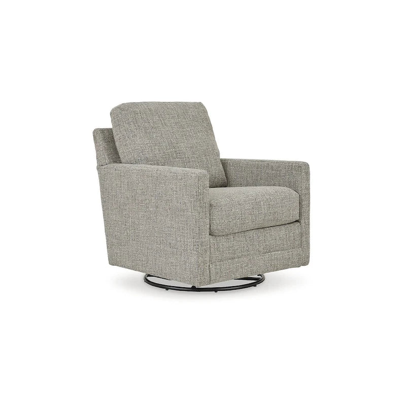 Fauteuil pivotant à bascule gris – 30 cm (L) x 37 cm (P) x 37 cm (H)