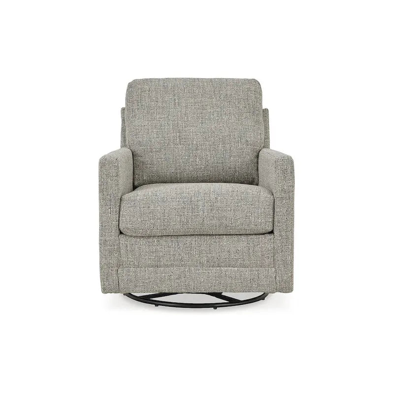 Fauteuil pivotant à bascule gris – 30 cm (L) x 37 cm (P) x 37 cm (H)