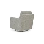 Fauteuil pivotant à bascule gris – 30 cm (L) x 37 cm (P) x 37 cm (H)