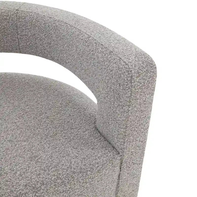 Chaise pivotante – Ivoire/Noir, Marron foncé, Gris clair, Gris foncé/Noir – 1 place