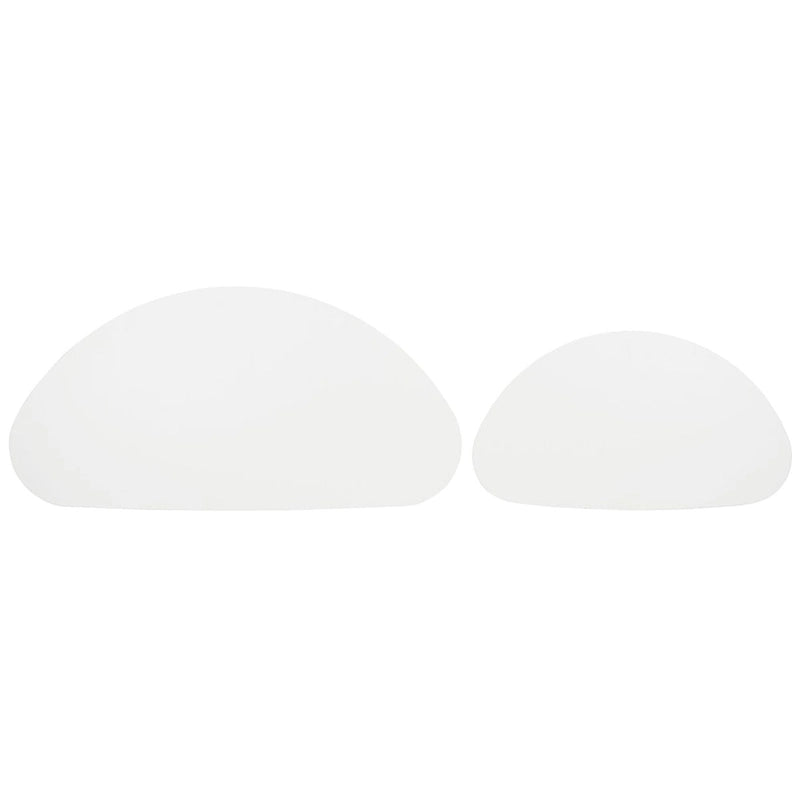 Table basse double blanche – 119 cm (L) x 61 cm (P) x 46 cm (H)