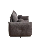 Canapé 2 places en lambswool gris/beige