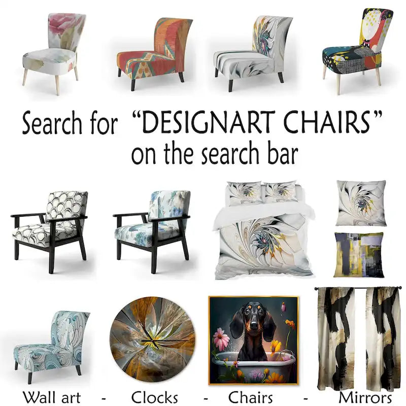 Fauteuil d'appoint motif côtier sarcelle et blanc — 1 place