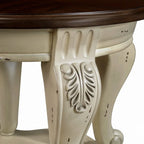 Table d'appoint ronde de 22 pouces avec étagère