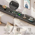 Console en gris anthracite avec chargement USB – Montage par 1 personne, 3 tailles