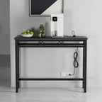 Console en gris anthracite avec chargement USB – Montage par 1 personne, 3 tailles