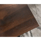 Bureau d'angle Jamocha Wood pour une personne