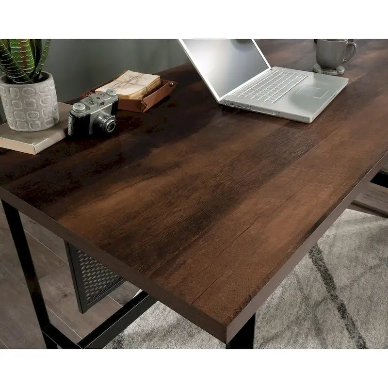 Bureau d'angle Jamocha Wood pour une personne