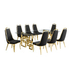 Ensembles de salle à manger avec grande table en verre Meubles de qualité supérieure