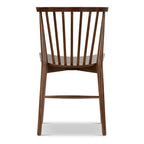 Chaise de salle à manger à barreaux en chêne / noyer / noir, 1 place
