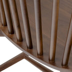 Chaise de salle à manger à barreaux en chêne / noyer / noir, 1 place