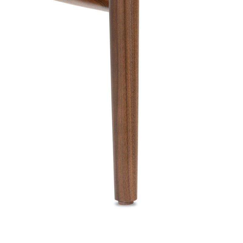 Chaise de salle à manger à barreaux en chêne / noyer / noir, 1 place