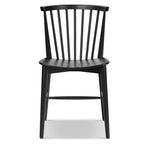 Chaise de salle à manger à barreaux en chêne / noyer / noir, 1 place