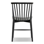 Chaise de salle à manger à barreaux en chêne / noyer / noir, 1 place