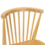 Chaise de salle à manger à barreaux en chêne / noyer / noir, 1 place