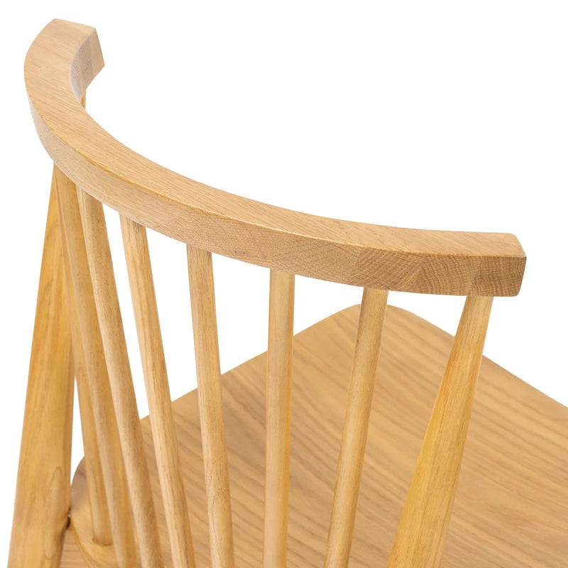 Chaise de salle à manger à barreaux en chêne / noyer / noir, 1 place